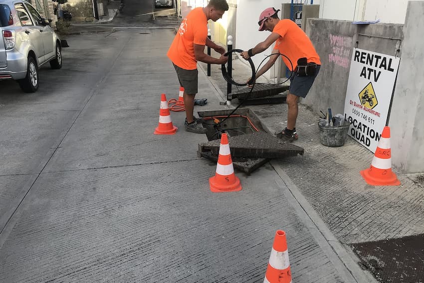 La fibre arrive à Gustavia