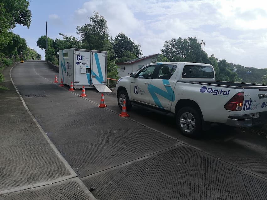 Déploiement de la fibre en cours au vent de l'île